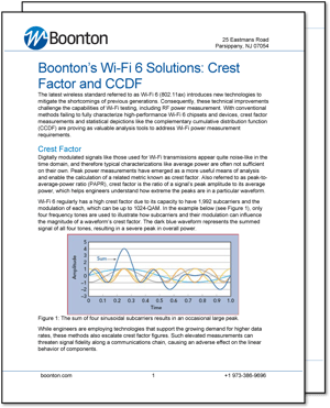 Boonton - CF & CCDF Article